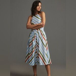Anthropologie Maeve Halter Midi Sundress